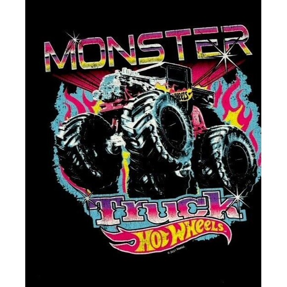 Hot Wheels‎ Monster Truck Gray Graphic T Shirt Adult Size Small Old Navy **hole - Picture 6 of 13